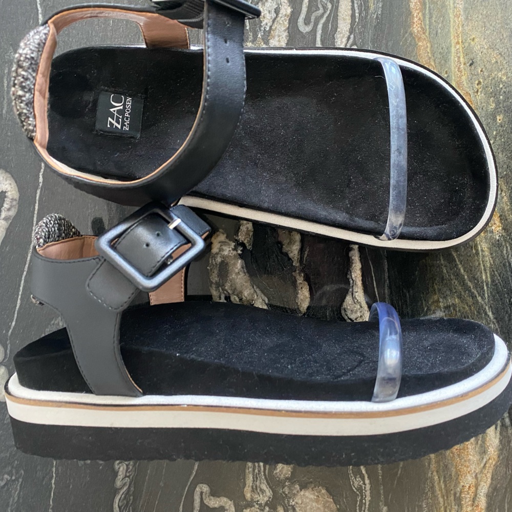 NWOT ZAC Zac Posen Sahara sandals in sizes 9 and 7.